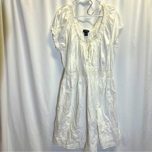 Lane Bryant Metallic Embroidered Mini Dress